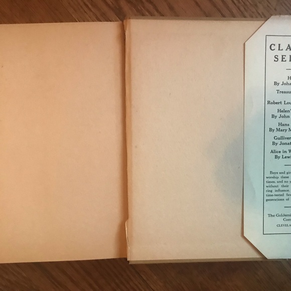 Antique Alice in Wonderland & Through the Looking Glass hardcover book dust jack - Picture 7 of 7